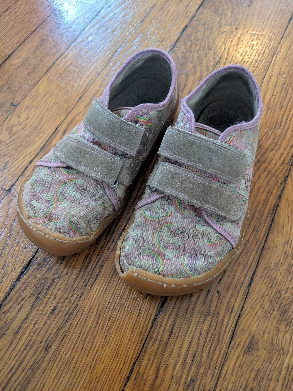 Froddo Barefoot Unicorn Print Velcro Sneakers US 1|EU 31